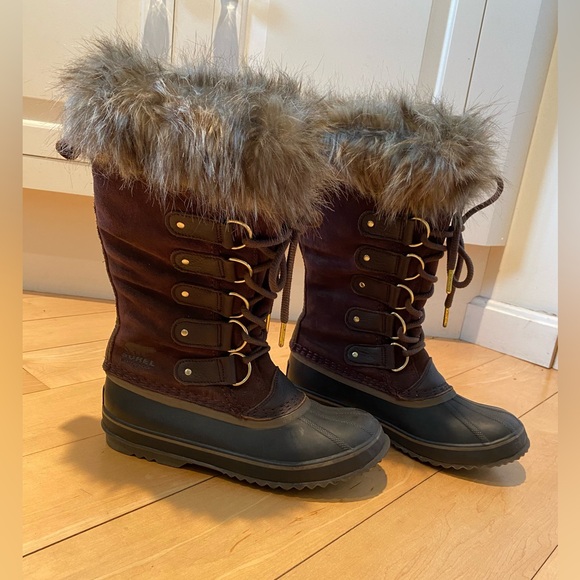 Sorel ‘Joan of Arctic’ Snow/Winter Boots, Brown, Women’s Size 8, NEW - Picture 2 of 10